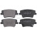 Kit de plaquettes de frein, frein à disque 35306 ABS