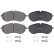 Kit de plaquettes de frein, frein à disque 35308 ABS