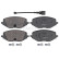 Kit de plaquettes de frein, frein à disque 35311 ABS