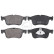 Kit de plaquettes de frein, frein à disque 35312 ABS