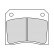 Kit de plaquettes de frein, frein à disque 36001 ABS, Vignette 3