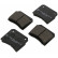 Kit de plaquettes de frein, frein à disque 36001 ABS