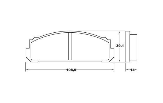 Kit de plaquettes de frein, frein à disque 36002 ABS, Image 3