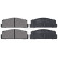 Kit de plaquettes de frein, frein à disque 36004 ABS, Vignette 3
