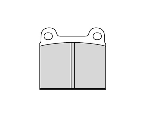 Kit de plaquettes de frein, frein à disque 36009 ABS, Image 3