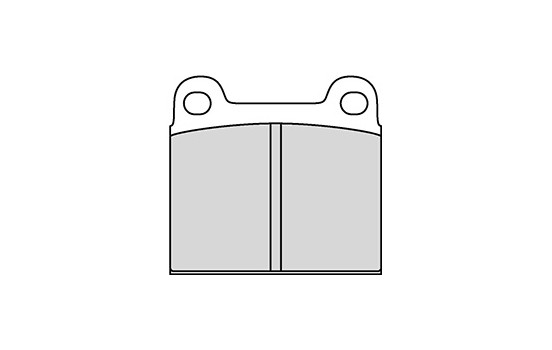 Kit de plaquettes de frein, frein à disque 36009 ABS, Image 3