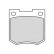 Kit de plaquettes de frein, frein à disque 36017 ABS, Vignette 3