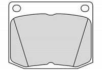 Kit de plaquettes de frein, frein à disque 36029 ABS
