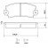 Kit de plaquettes de frein, frein à disque 36042 ABS, Vignette 3