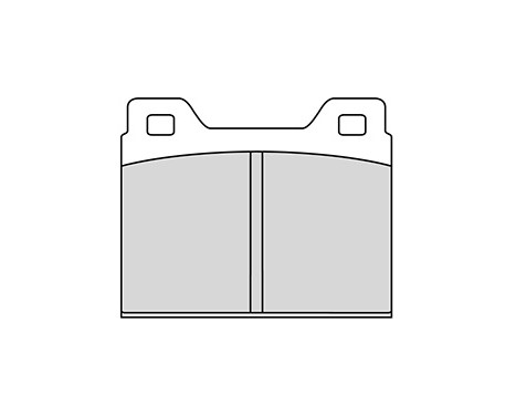Kit de plaquettes de frein, frein à disque 36055 ABS, Image 3