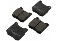 Kit de plaquettes de frein, frein à disque 36061 ABS