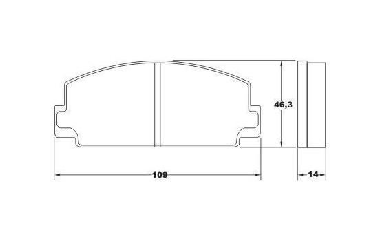 Kit de plaquettes de frein, frein à disque 36065 ABS