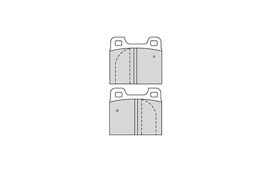 Kit de plaquettes de frein, frein à disque 36066 ABS, Image 3