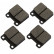 Kit de plaquettes de frein, frein à disque 36066 ABS