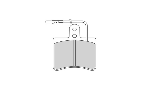 Kit de plaquettes de frein, frein à disque 36069 ABS, Image 2