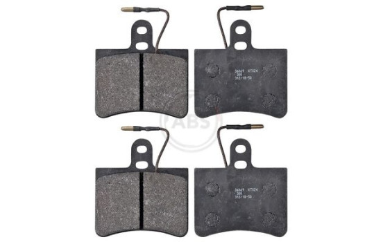 Kit de plaquettes de frein, frein à disque 36069 ABS, Image 3