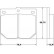 Kit de plaquettes de frein, frein à disque 36078 ABS, Vignette 2