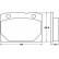 Kit de plaquettes de frein, frein à disque 36080 ABS, Vignette 2