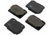 Kit de plaquettes de frein, frein à disque 36080 ABS