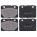 Kit de plaquettes de frein, frein à disque 36080 ABS, Vignette 4