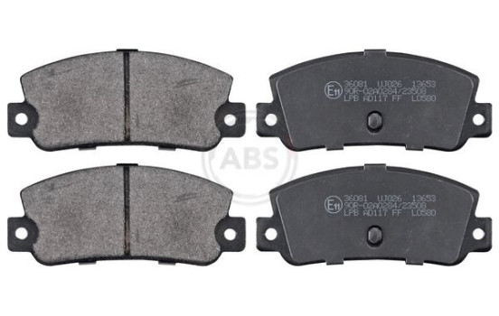 Kit de plaquettes de frein, frein à disque 36081 ABS, Image 4