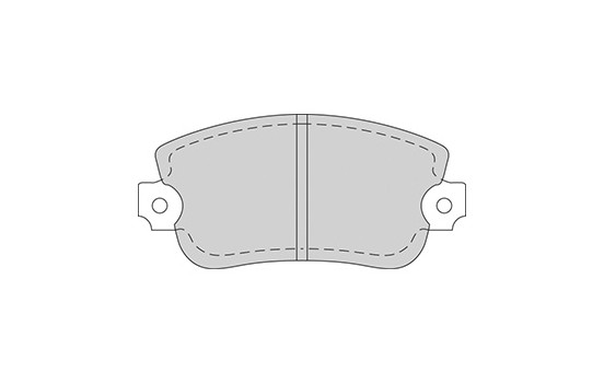 Kit de plaquettes de frein, frein à disque 36083 ABS