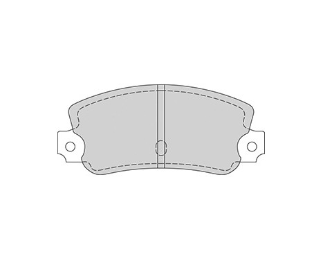 Kit de plaquettes de frein, frein à disque 36084 ABS, Image 2