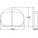 Kit de plaquettes de frein, frein à disque 36086 ABS, Vignette 2