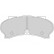 Kit de plaquettes de frein, frein à disque 36092 ABS, Vignette 3