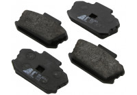 Kit de plaquettes de frein, frein à disque 36101 ABS