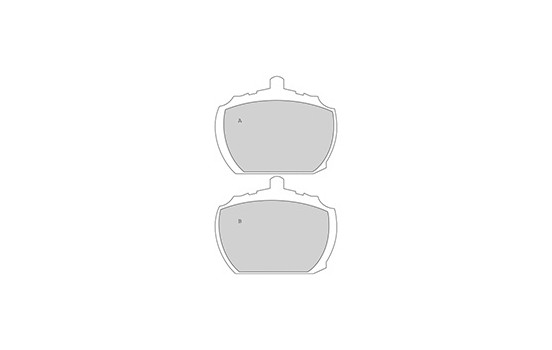 Kit de plaquettes de frein, frein à disque 36102 ABS, Image 3