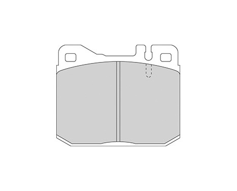 Kit de plaquettes de frein, frein à disque 36105 ABS, Image 3