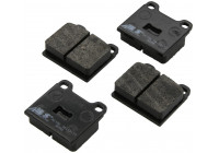 Kit de plaquettes de frein, frein à disque 36106 ABS
