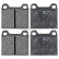 Kit de plaquettes de frein, frein à disque 36106 ABS, Vignette 4