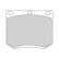 Kit de plaquettes de frein, frein à disque 36109 ABS, Vignette 3