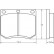 Kit de plaquettes de frein, frein à disque 36109 ABS, Vignette 2