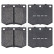 Kit de plaquettes de frein, frein à disque 36109 ABS, Vignette 4