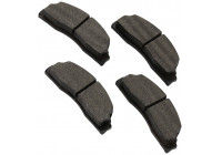 Kit de plaquettes de frein, frein à disque 36113 ABS