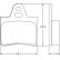 Kit de plaquettes de frein, frein à disque 36129 ABS, Vignette 2