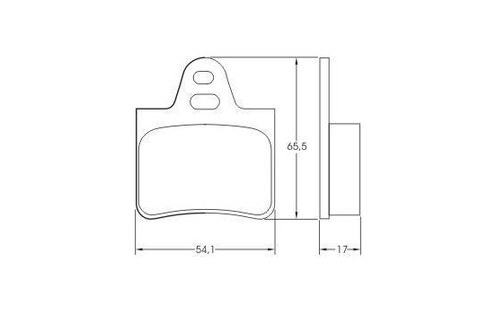 Kit de plaquettes de frein, frein à disque 36129 ABS, Image 2