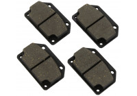 Kit de plaquettes de frein, frein à disque 36130 ABS