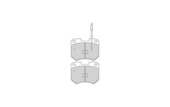 Kit de plaquettes de frein, frein à disque 36137 ABS, Image 3