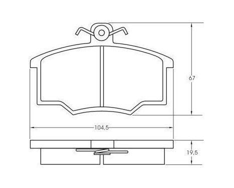 Kit de plaquettes de frein, frein à disque 36138 ABS, Image 2