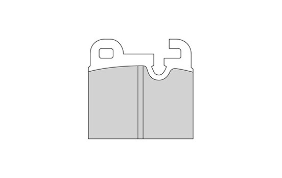 Kit de plaquettes de frein, frein à disque 36141 ABS, Image 3