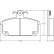 Kit de plaquettes de frein, frein à disque 36143 ABS, Vignette 3
