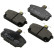 Kit de plaquettes de frein, frein à disque 36143 ABS