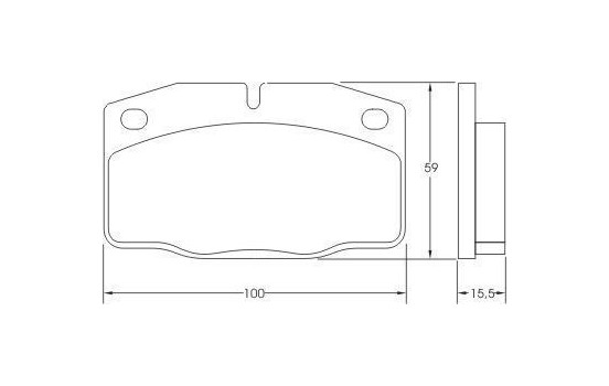 Kit de plaquettes de frein, frein à disque 36145 ABS, Image 2