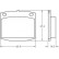 Kit de plaquettes de frein, frein à disque 36152 ABS