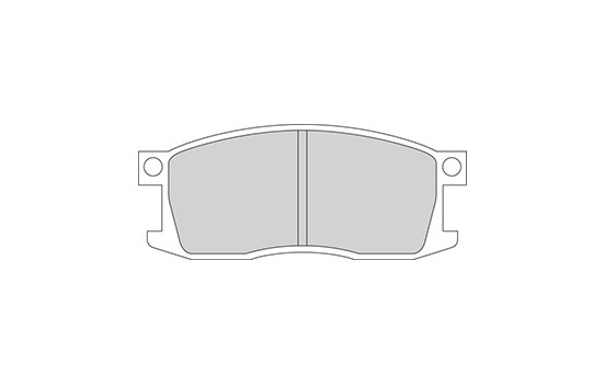 Kit de plaquettes de frein, frein à disque 36155 ABS, Image 2
