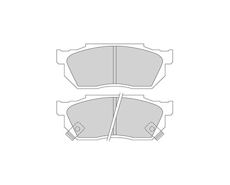 Kit de plaquettes de frein, frein à disque 36167 ABS, Image 3